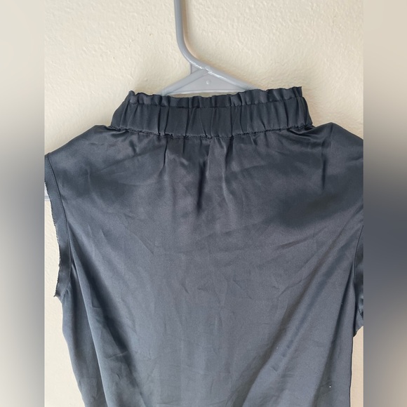 Go silk tank top with frayed edges. Size XS - Picture 4 of 6